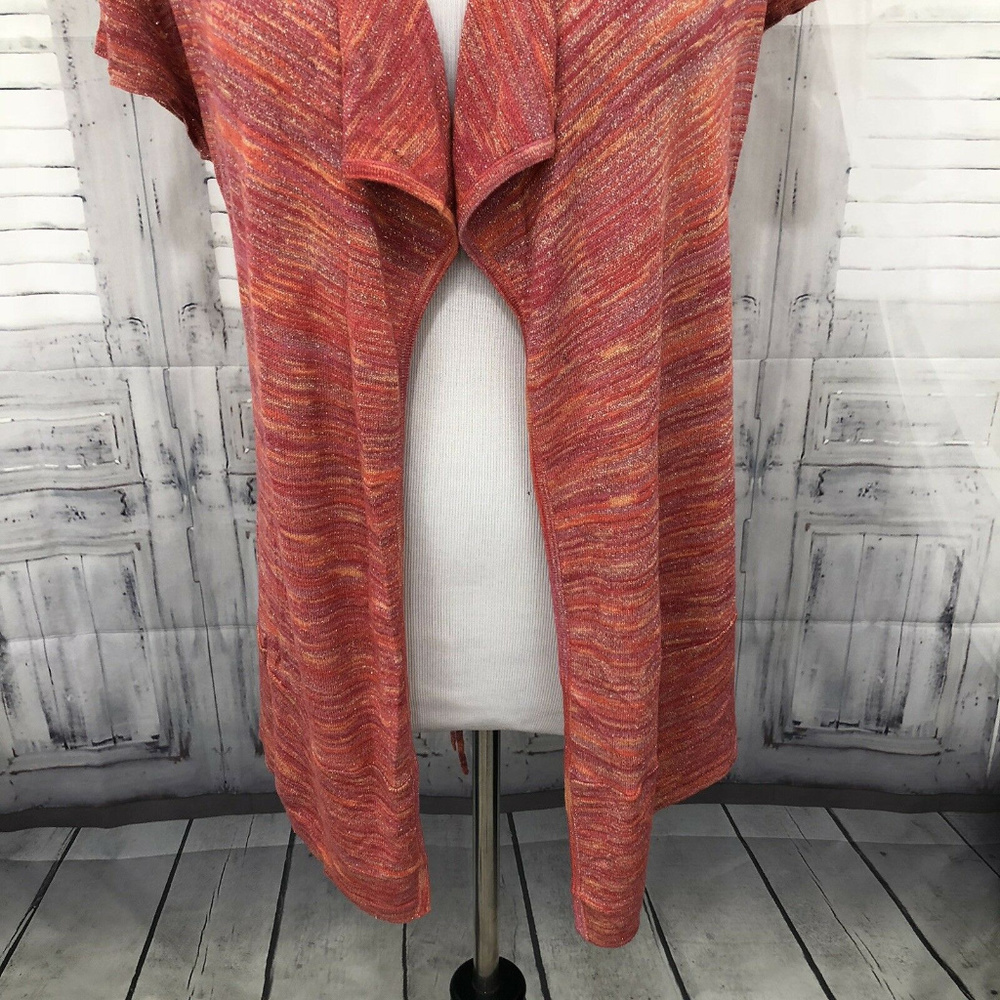 🌸 Cache Open Front Glitter Short Sleeve Cardigan - image 3